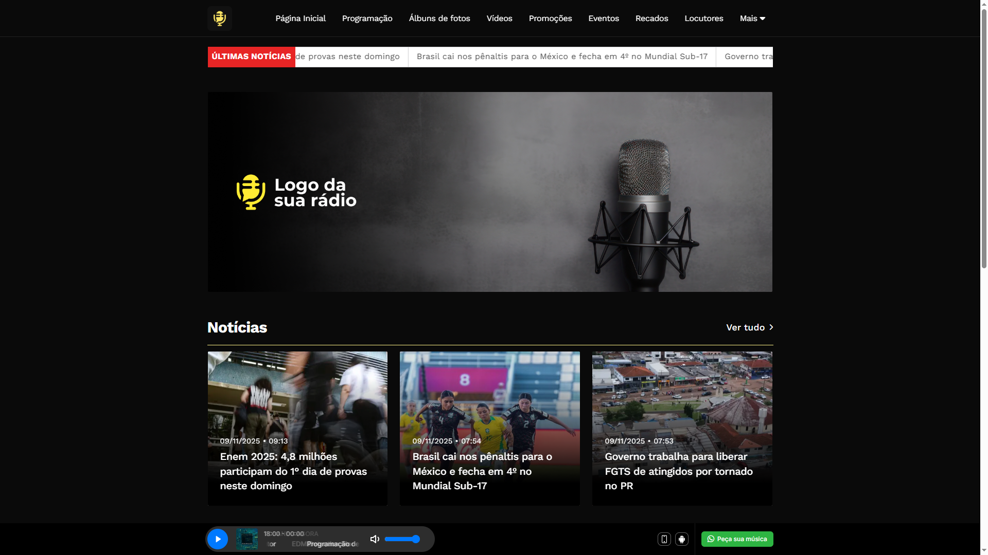 Site Rádio 2